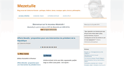 Desktop Screenshot of mezetulle.fr